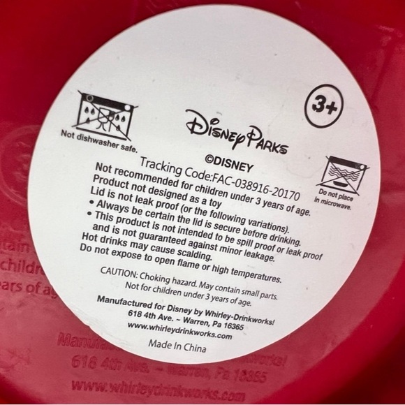 Disney Annual Possholder Mickey Mouse Christmas Snow-Globe Sipper Cup - Picture 8 of 9